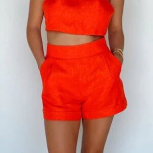 Vestique Rebel Yell Orange Shorts